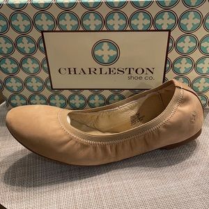 Charleston Shoe Co. Tan Flats NIB!